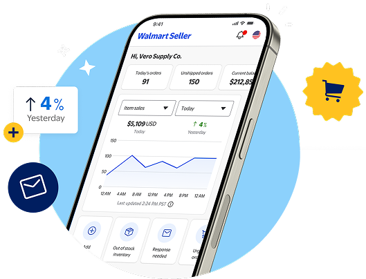 Walmart Seller Dashboard